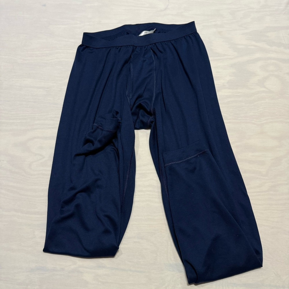 Vintage Patagonia Capilene Base Layer Pants XL Blue Made in USA Midweight 90s - Picture 6 of 6